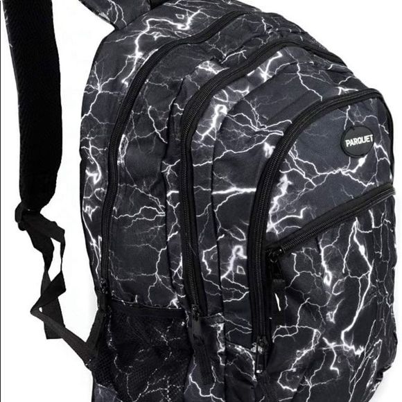 Lightning Strikes Pattern Backpack- NWT - Picture 5 of 6